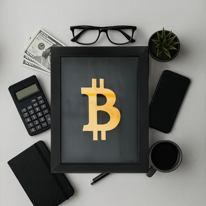 3D Bitcoin Frame